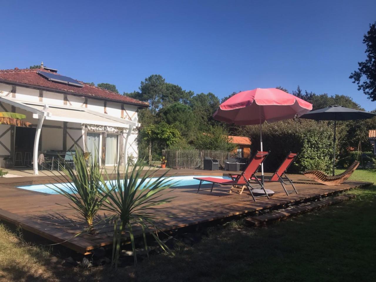 Bed and Breakfast La Resiniere De Pirique Parentis-en-Born Exterior foto